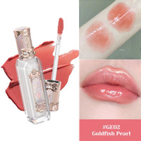 Hydrating Non-Sticky Tinted Lip Gloss for Shiny Long-Lasting Wear