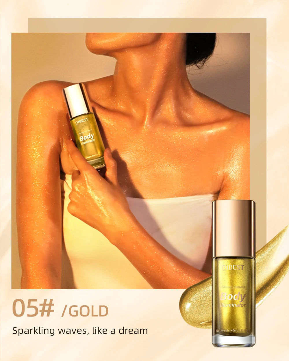 Liquid Shimmer Body & Face Illuminator Highlighter - 13