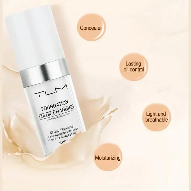 Color-Changing Liquid Foundation for Flawless Skin - 15