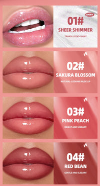 Hydrating Crystal Jelly Lip Gloss for Mirror-Finish Shine