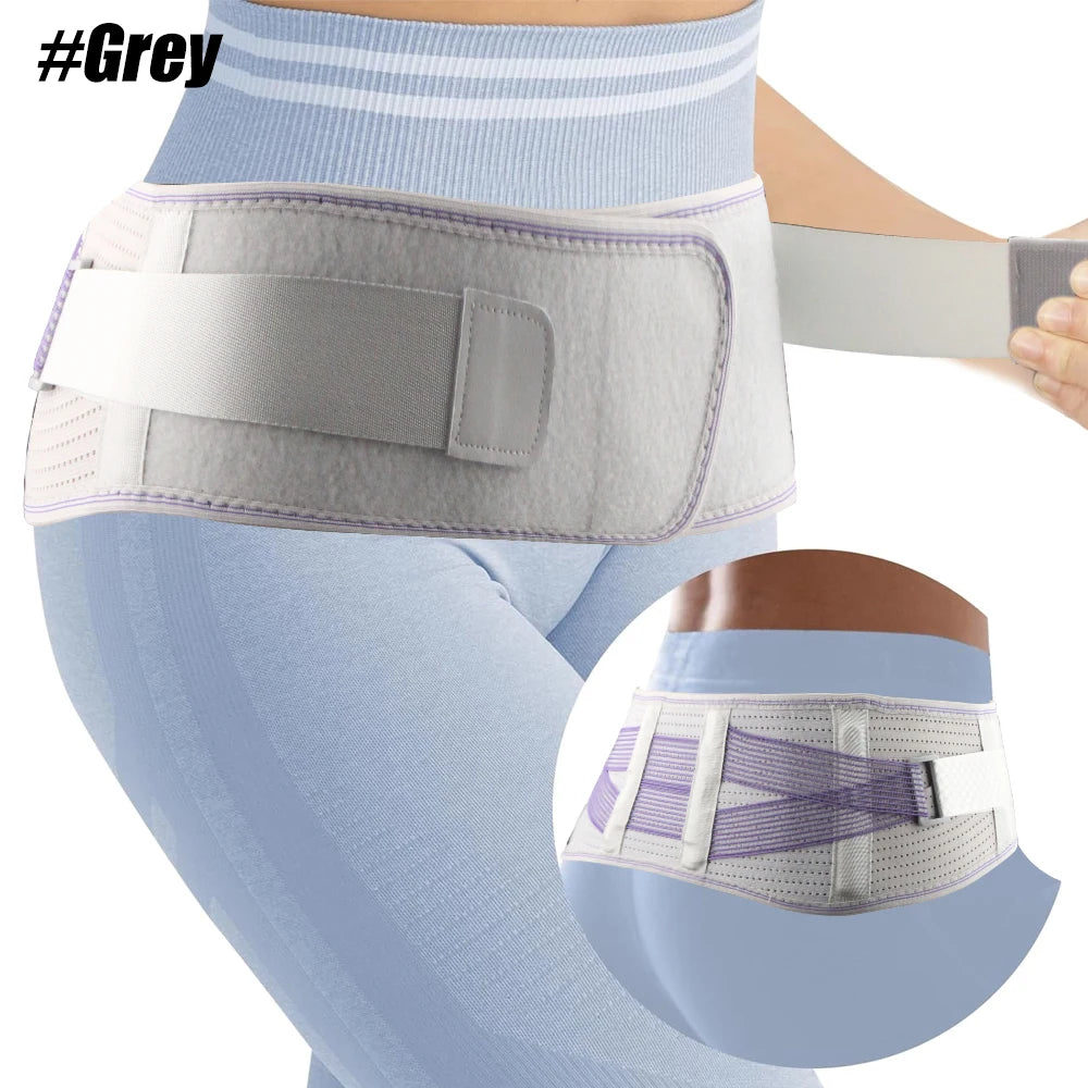 Adjustable Sacroiliac Hip Belt for Lower Back and Sciatica Pain - 17