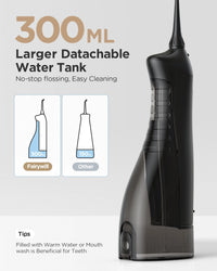 Portable Cordless Water Flosser and Electric Toothbrush Set
