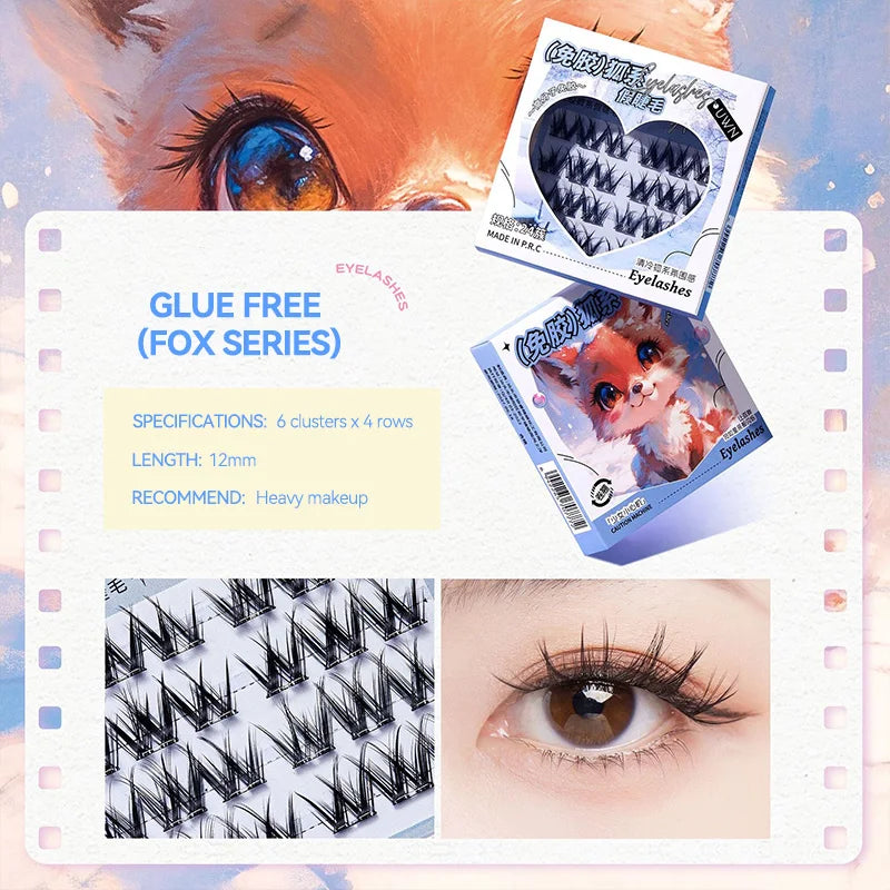No-Glue DIY Segmented False Eyelashes - 29