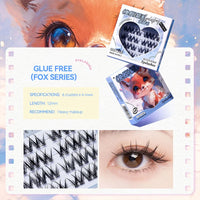 No-Glue DIY Segmented False Eyelashes