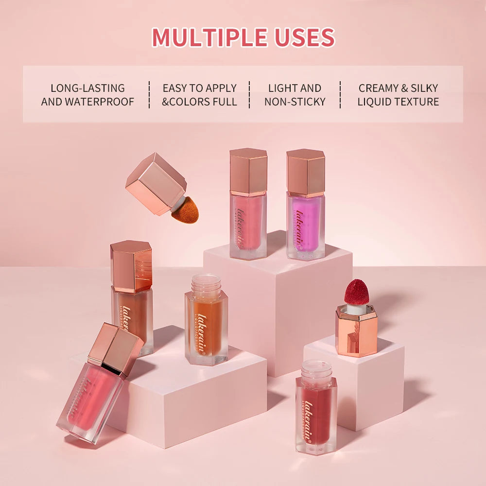 Long-Lasting Waterproof Liquid Matte Blush - 4
