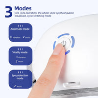 Wireless Heated Eye Massager for Stress and Fatigue Relief