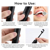 Sonic Electric Teeth Tartar and Plaque Remover