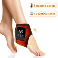 Heated Vibrating Ankle and Wrist Support Wrap