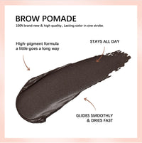 Waterproof Long-Lasting Eyebrow Pomade for Defined Brows