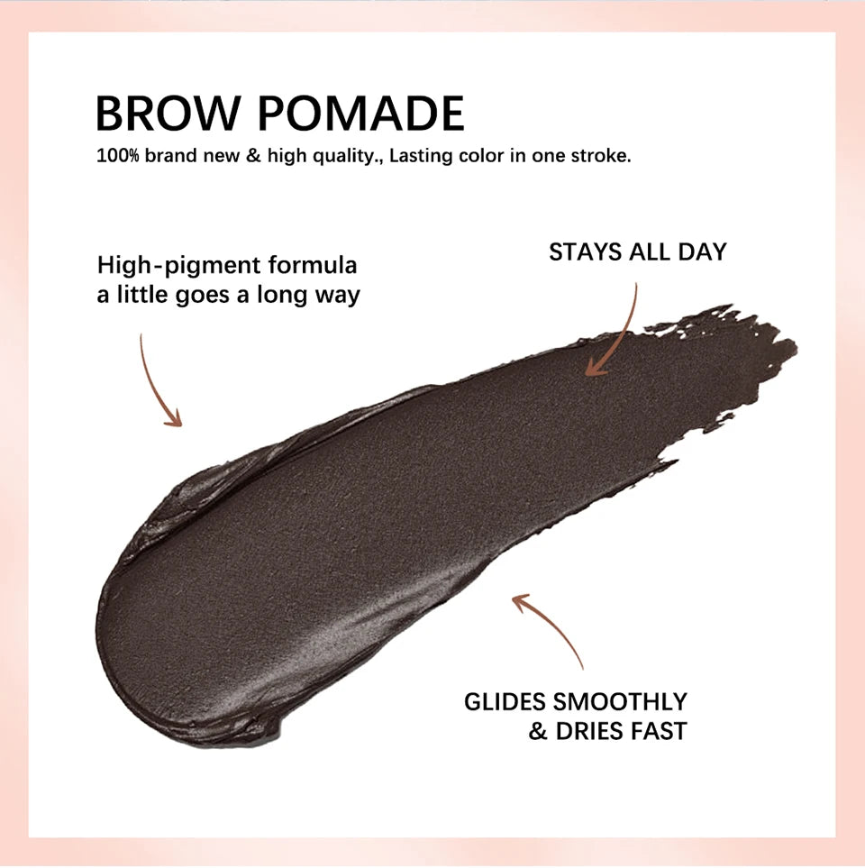 Waterproof Long-Lasting Eyebrow Pomade Gel - 12