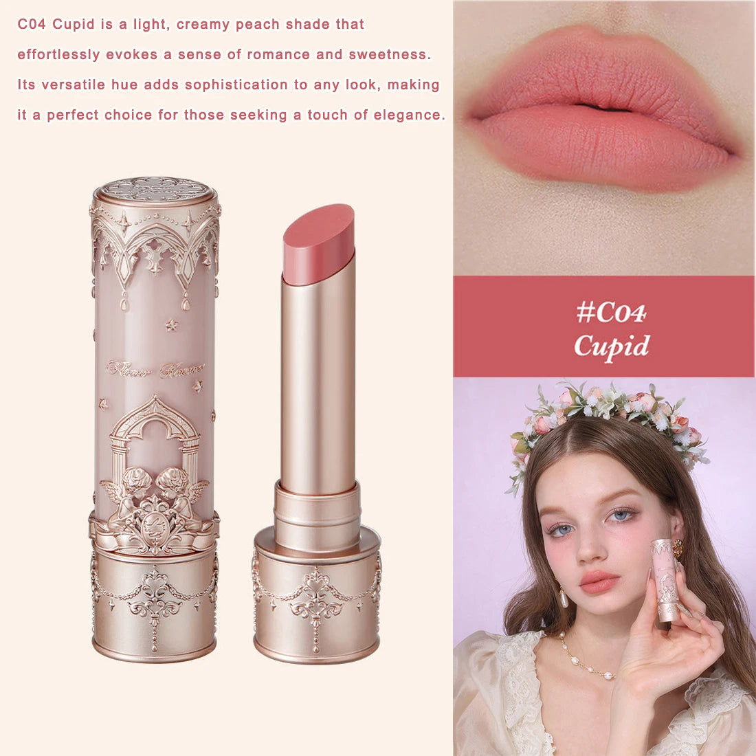 Velvet Matte Long-Lasting Lipstick - 28