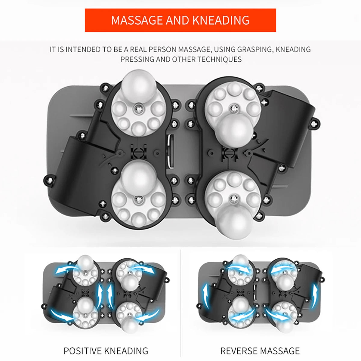 Portable Memory Foam Neck Massage Pillow - 11