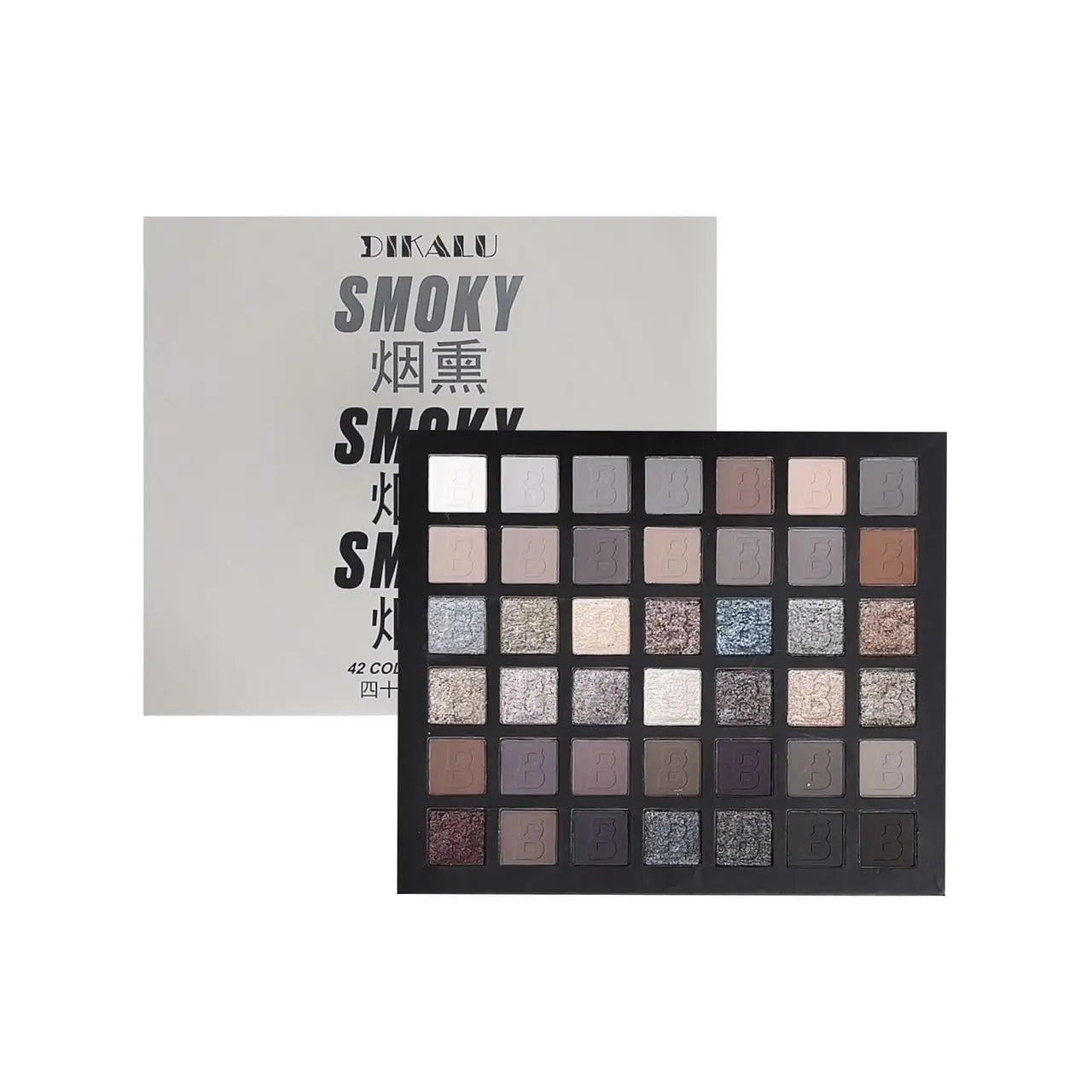 42-Color Professional Smoked Eyeshadow Palette - 28