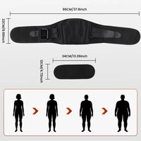 Cordless Heated Lumbar Massage Belt for Back Pain & Period Relief