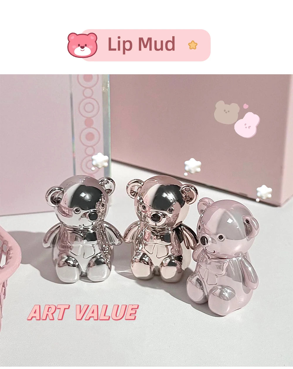 7-Piece Bear Themed Makeup Gift Set - 16