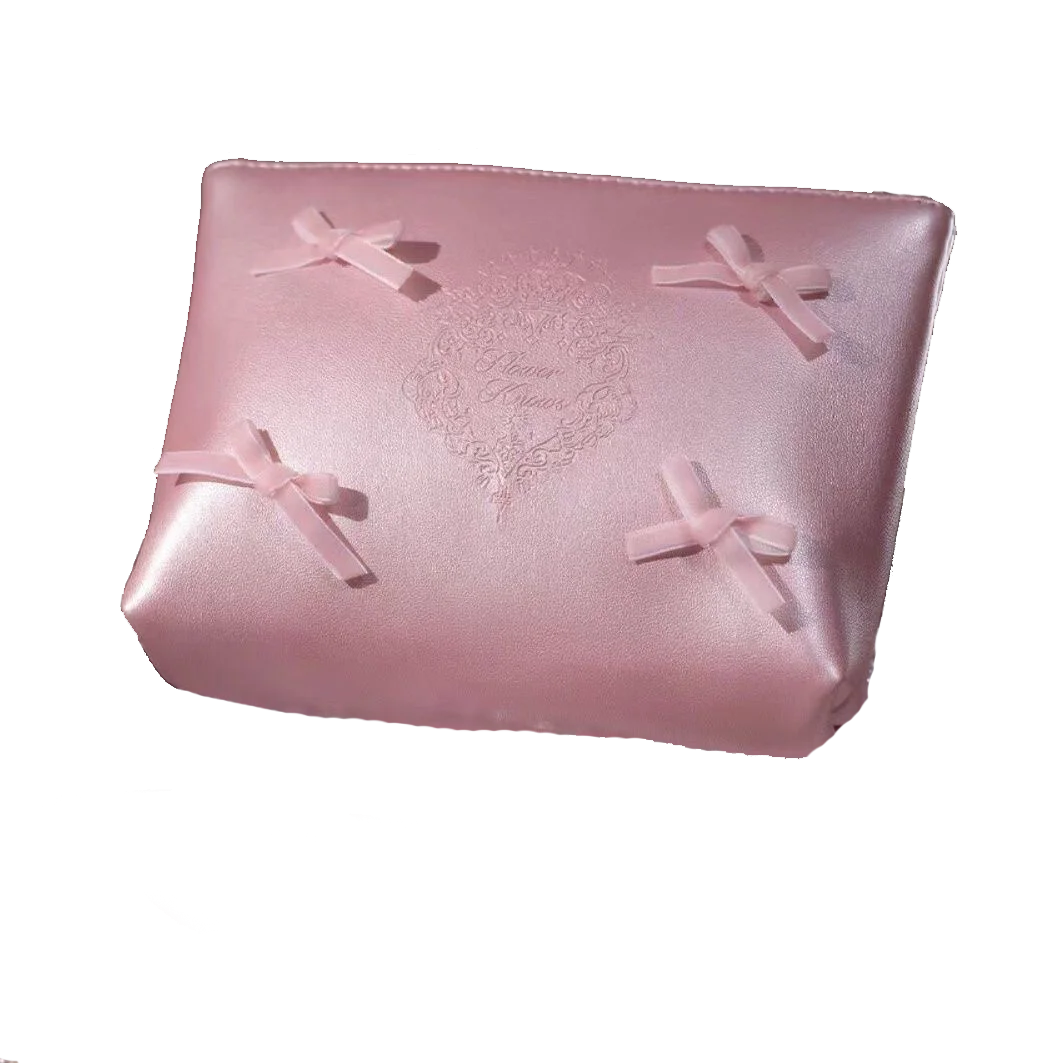 Quilted Pink Cosmetic Handbag for Daily Essentials - 2