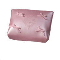 Quilted Pink Cosmetic Handbag for Daily Essentials