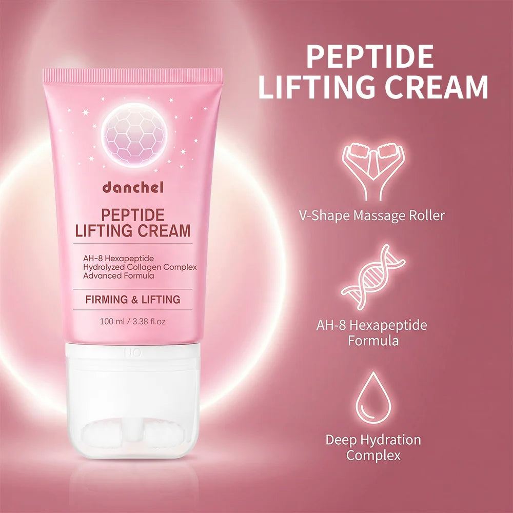 Peptide Neck Firming Cream with Built-in Roller - 2