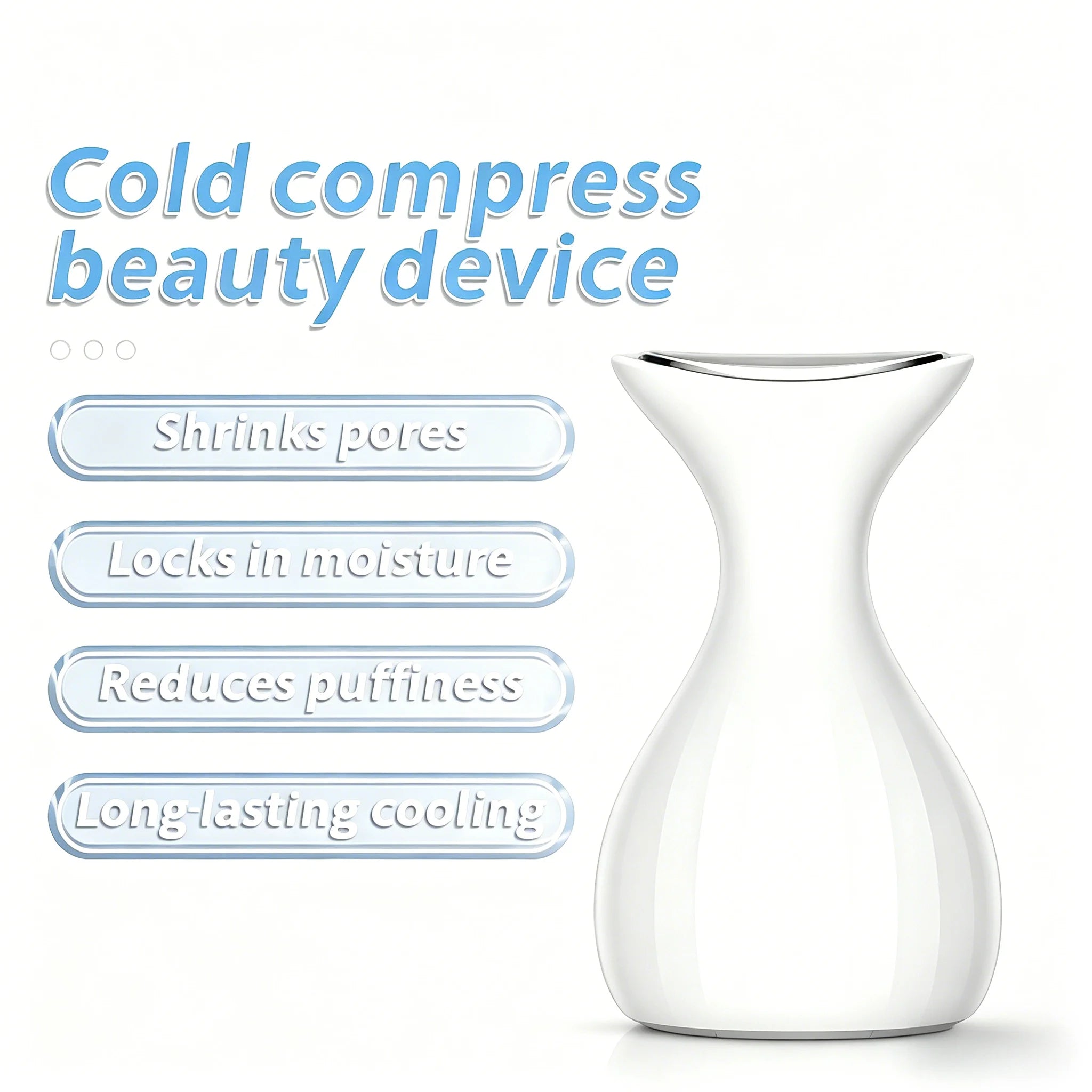 Cryo Facial Ice Roller for Puffy Skin and Pore Reduction - 3