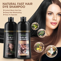 Instant Herbal Hair Color Dye Shampoo