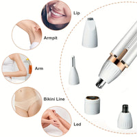 4-in-1 Painless Electric Hair Removal Shaver