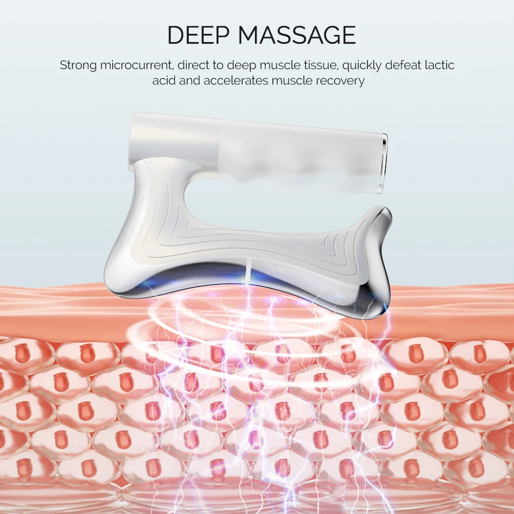 Electric Muscle Scraping & Heated Fascia Massage Tool - 3