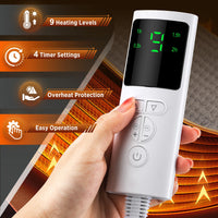 Electric Heated Lumbar and Abdomen Relief Belt
