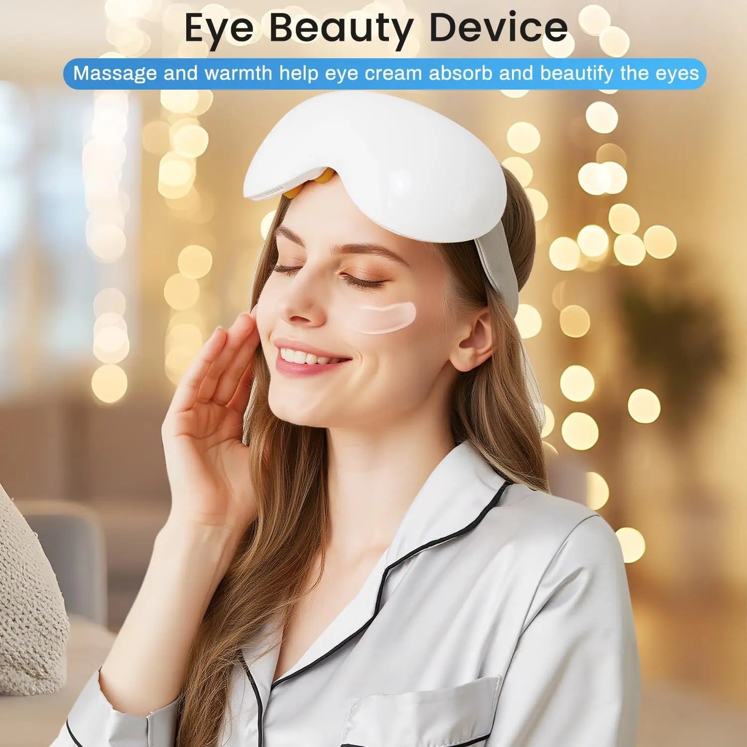 Rechargeable Cooling Eye Massager for Tension and Sleep - 5