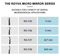 Precision Dental Micro Mouth Mirror for Detailed Oral Inspection