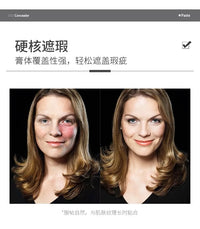 Full Coverage Camouflage Concealer Cream for Dark Circles and Spots