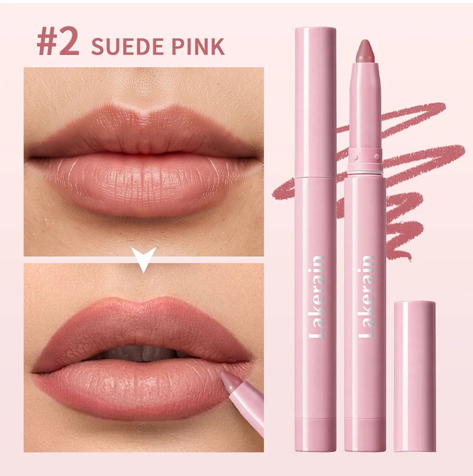 Waterproof Matte Lip Liner Pencil for Long-Lasting Definition - 12