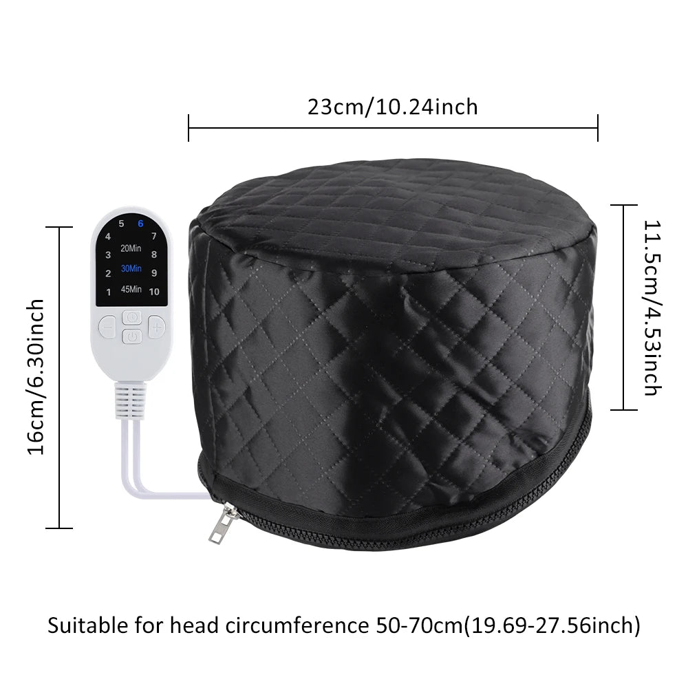 Electric Hair Steamer Cap for Deep Conditioning & Hair SPA - 11