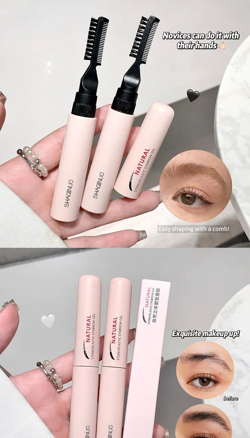 Waterproof 3D Eyebrow Styling Gel for Defined Brows - 11
