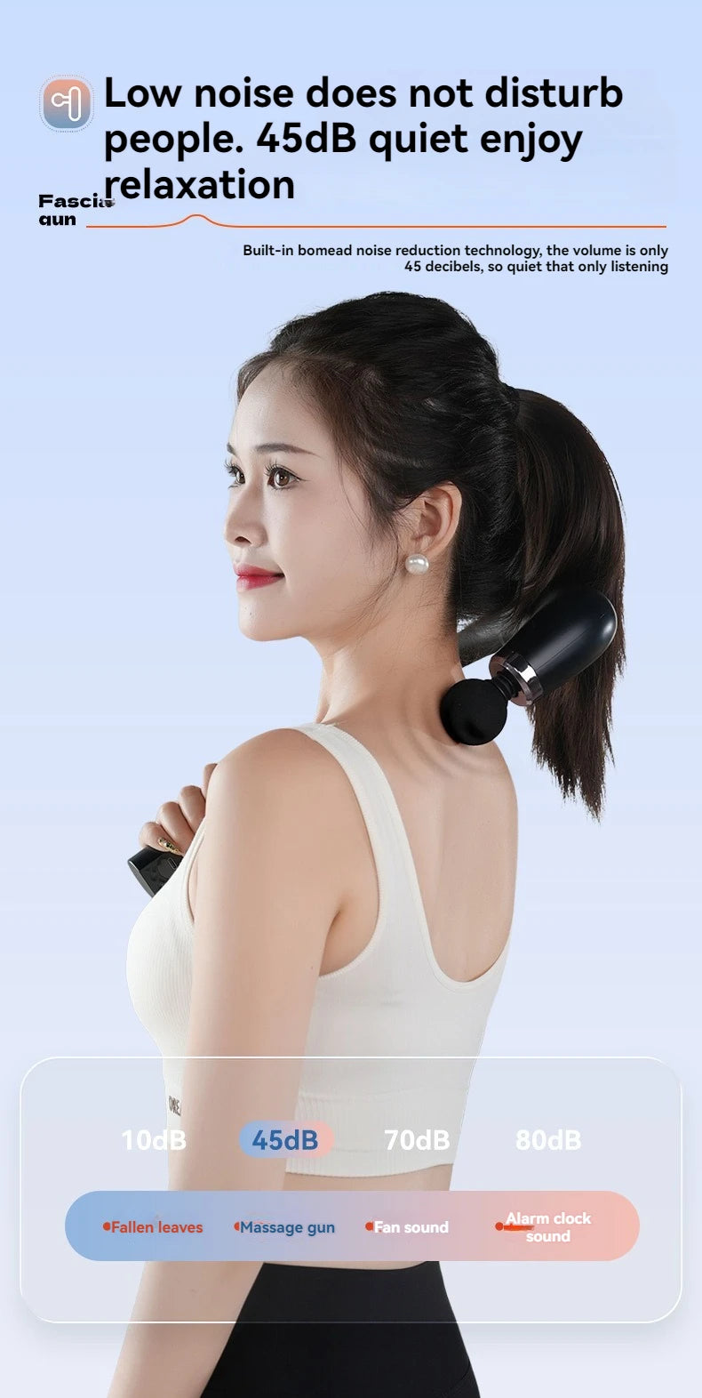 Portable Handheld Muscle Massage Gun for Deep Tissue Recovery - 12