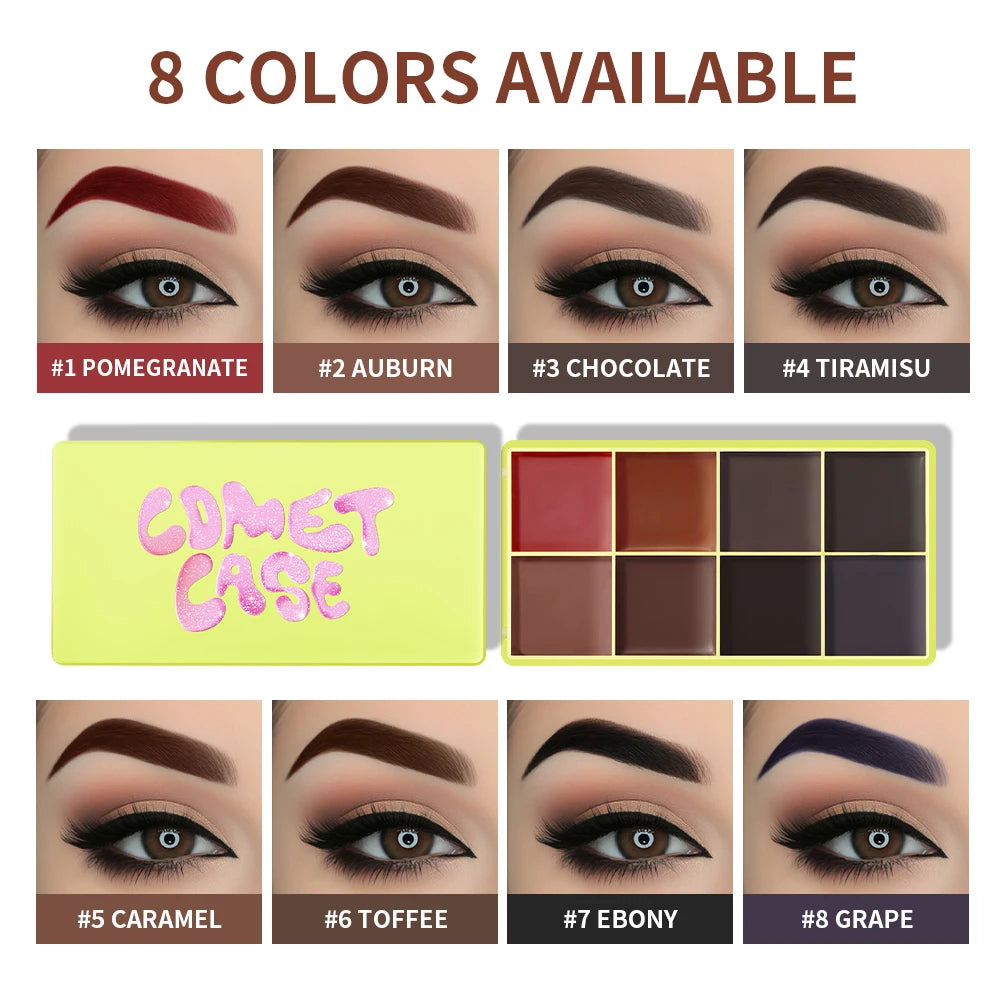 8-Color Cream Blush and Highlighter Makeup Palette - 25