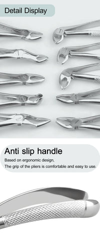 Professional Dental Extraction Forceps and Elevator Kit