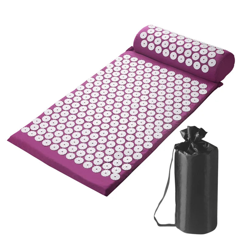Acupressure Mat and Pillow Set for Muscle Pain Relief - 16