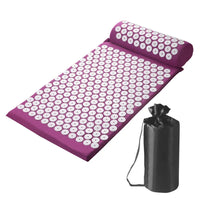 Acupressure Mat and Pillow Set for Muscle Pain Relief