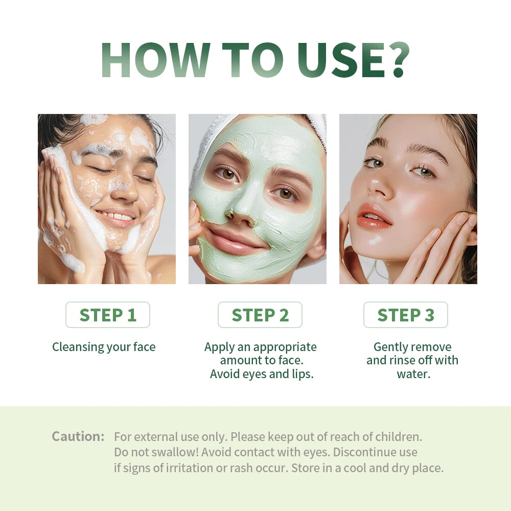 Green Tea Deep Cleansing Face Mask Stick - 6
