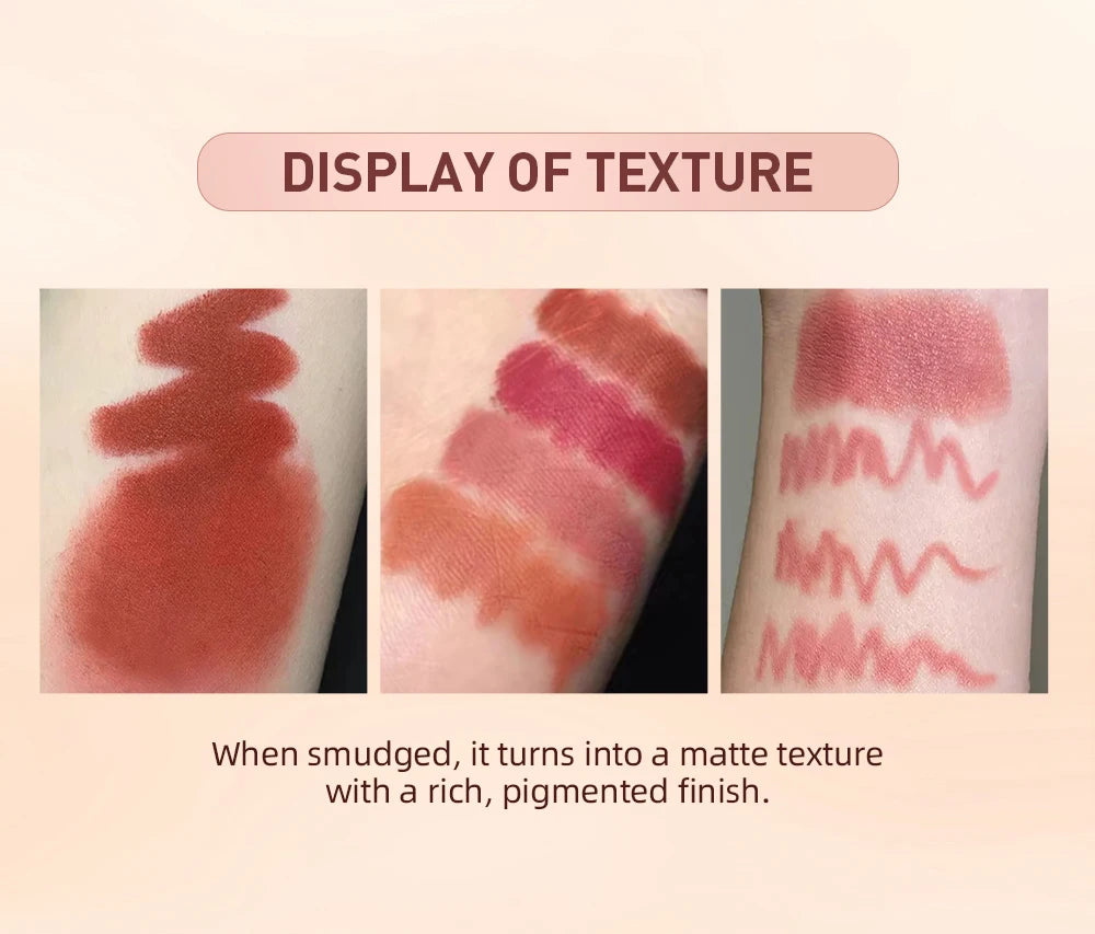 Matte Lipstick and Lip Liner Duo Set - 10