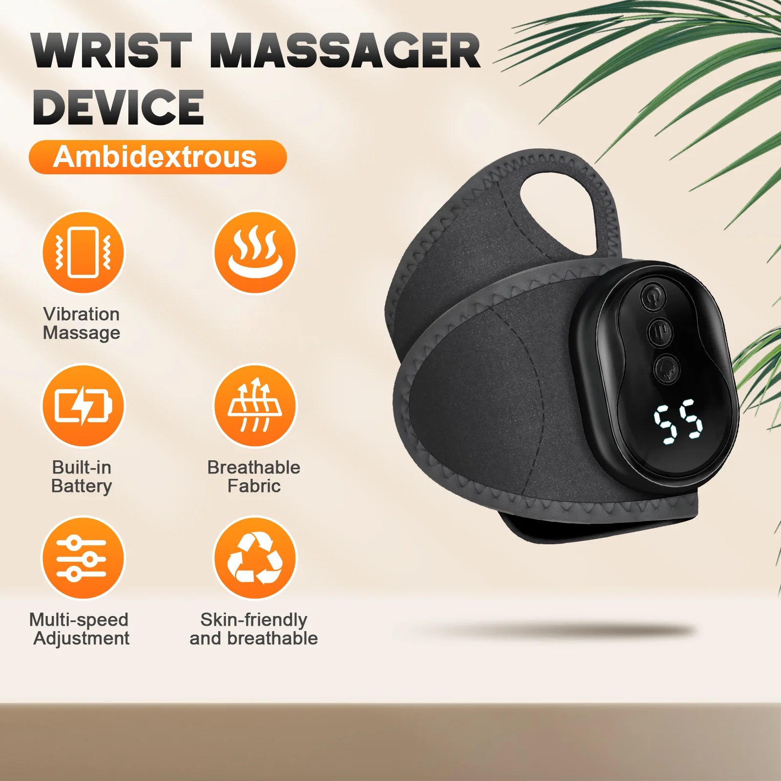 Vibration Ankle & Wrist Massage Wrap for Joint Pain Relief - 11