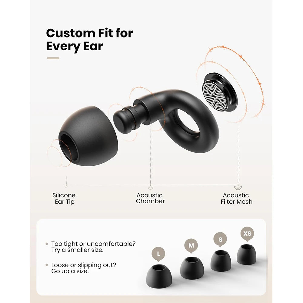 Reusable Silicone Noise-Cancelling Earplugs for Sleeping - 11