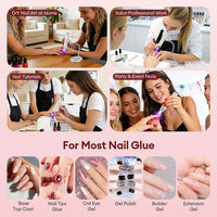 Portable 2-in-1 Magnetic UV LED Nail Curing Lamp