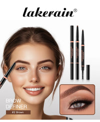 Waterproof 2-in-1 Triangle Tip Eyebrow Pencil