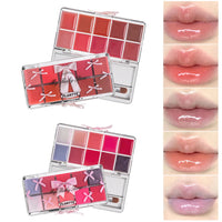10-Color Moisturizing Lip Gloss Palette