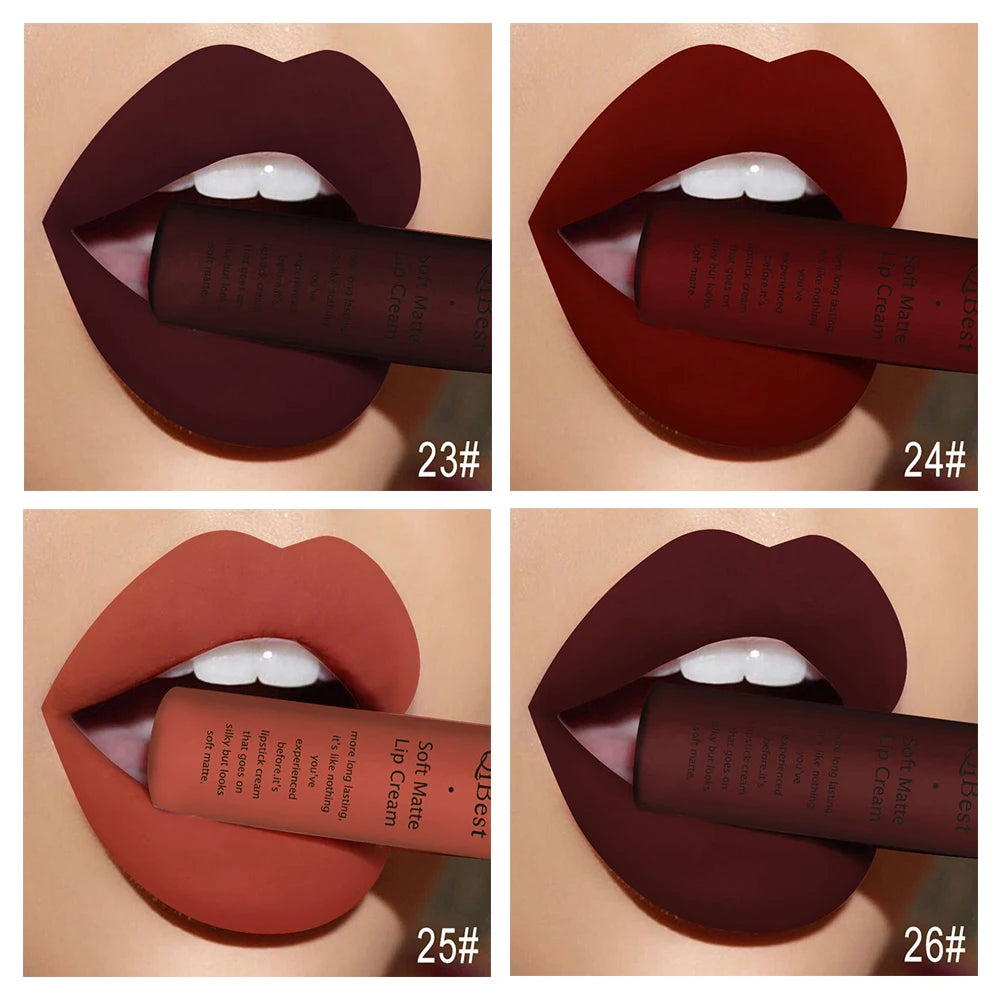 Velvet Matte Long-Lasting Liquid Lipstick - 14