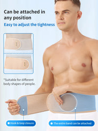 Adjustable Umbilical Hernia Support Belt for Abdominal Pain Relief