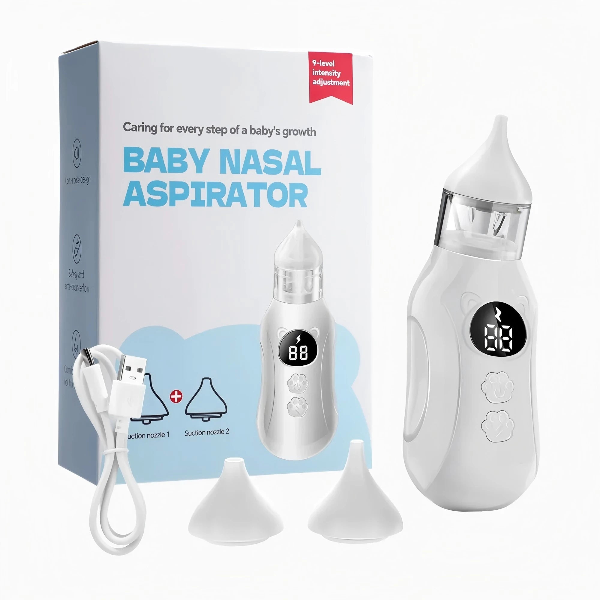 Electric Baby Nasal Aspirator for Congestion Relief - 1