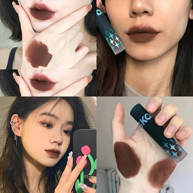 Velvet Matte Waterproof Liquid Lipstick - 75