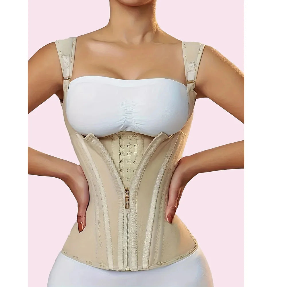 High-Elasticity Mesh Waist Cincher and Posture Correcting Corset - 7
